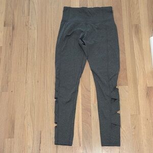 Champion Gray Leggings with Cut-Out Details